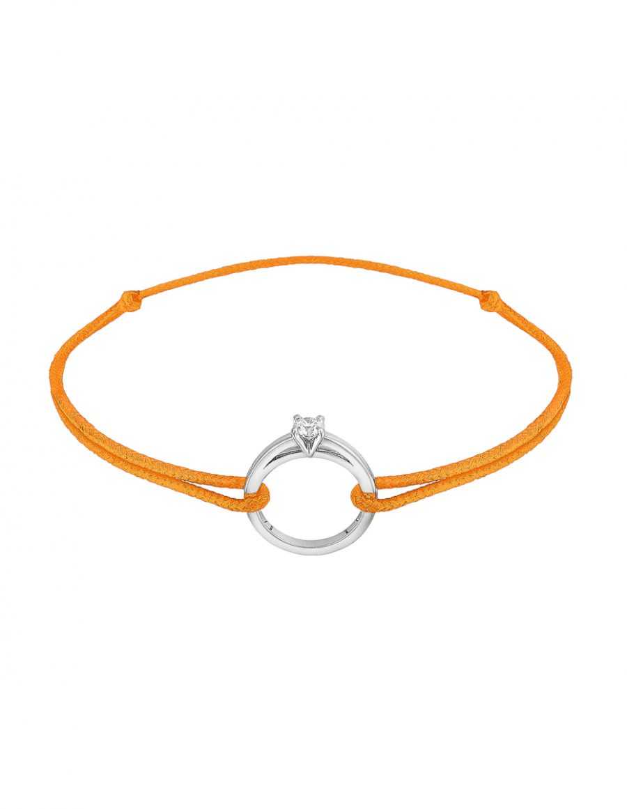 Bracelet Mia - White, Orange