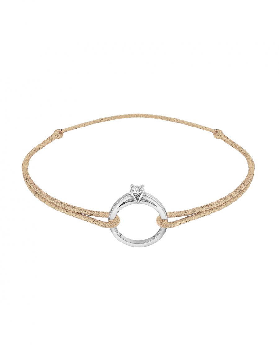 Bracelet Mia - White, Beige