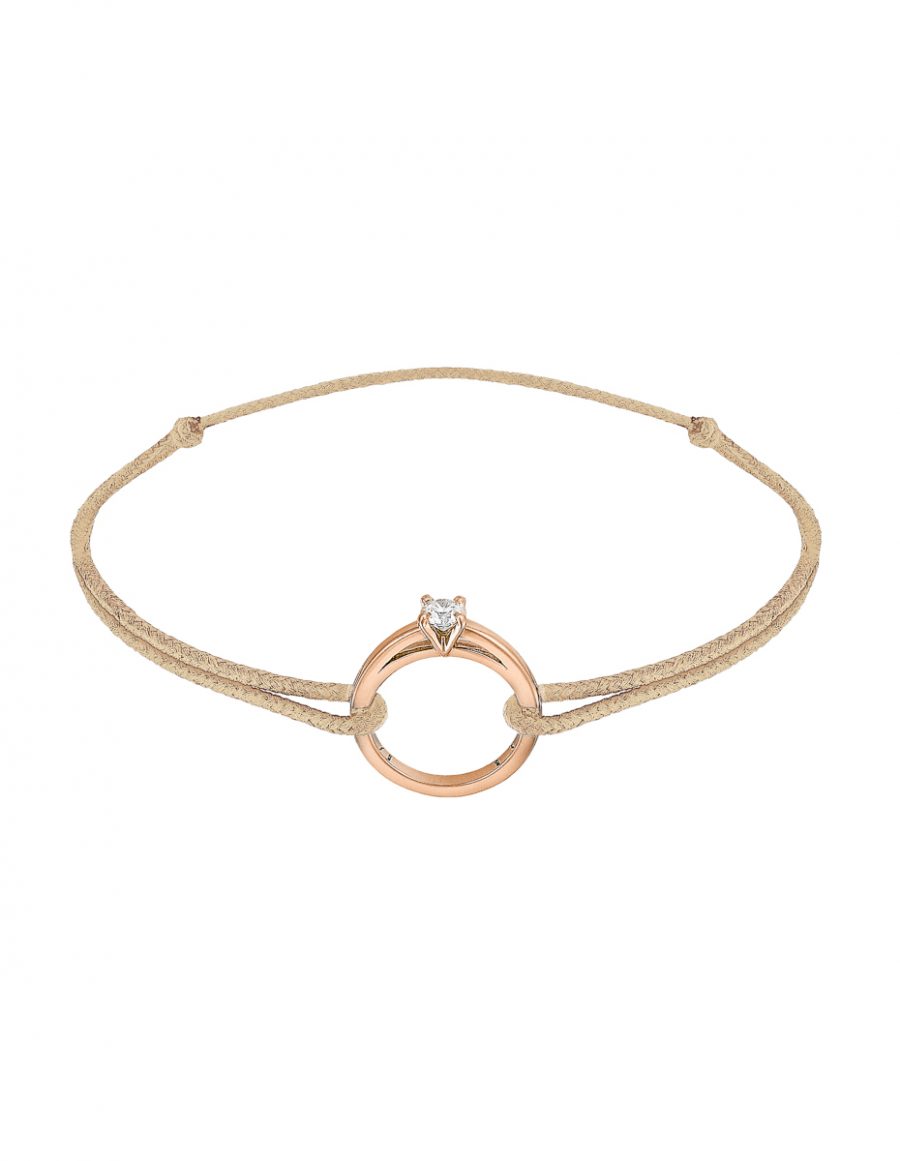 Bracelet Mia - Rose, Beige